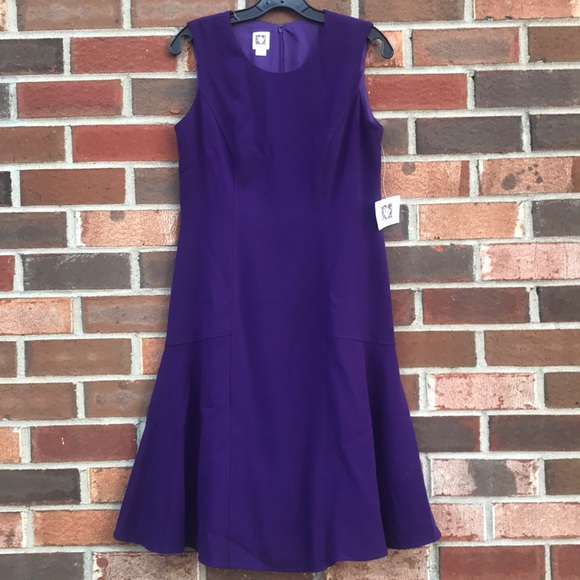 anne klein purple dress